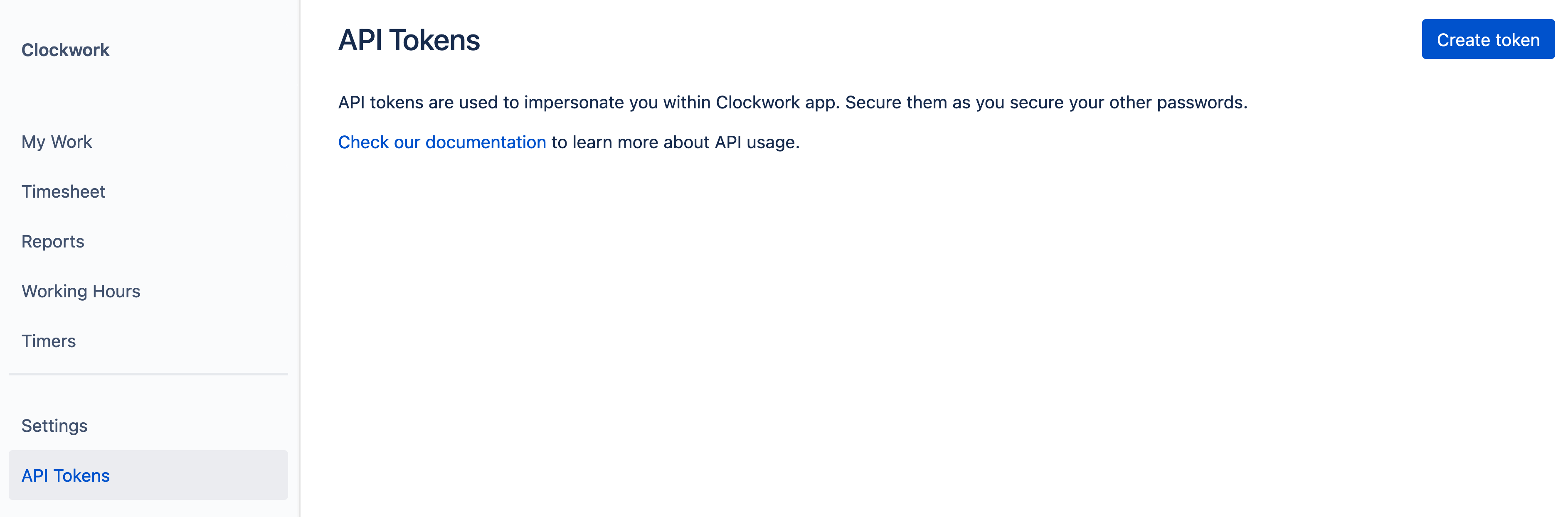 Use the Clockwork API