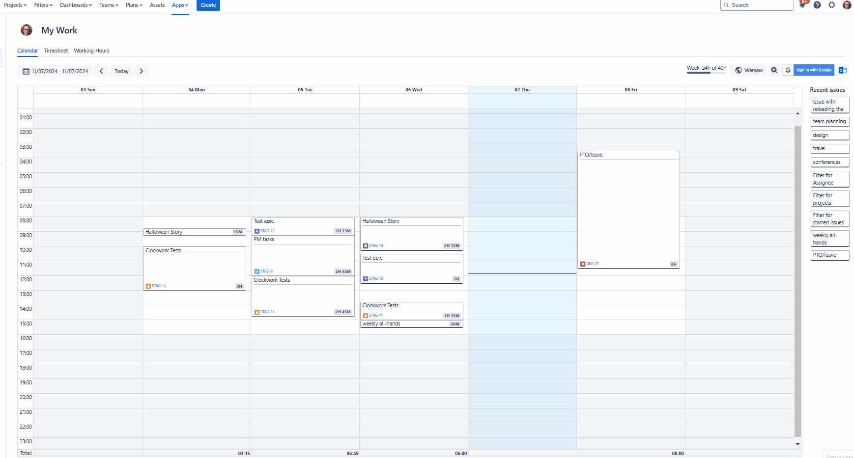 Drag and drop recent issues into your Calendar.gif